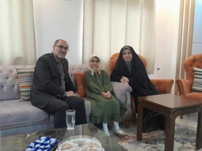 دیدار مدیرکل بنیاد شهید و امورایثارگران مازندران با فرزند شهید مدافع امنیت مهران شوری زاده