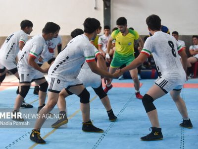 برگزاری اردوی تیم ملی کبدی ساحلی در بابلسر
