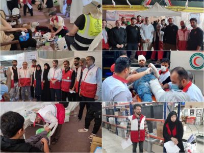 خدمت رسانی درمانگاه اختصاصی مازندران به زائرین اربعین حسینی در کشور عراق