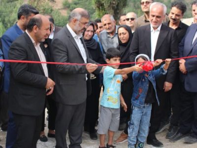  آیین افتتاح ۶۰ پروژه تجمیعی جهاد کشاورزی ساری  در روستای سنور بخش چهاردانگه همزمان با هفته دولت