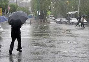 بارش های رگباری در مازندران