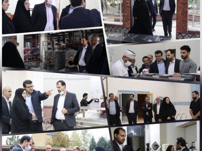 بازدید مسئولین وزارت بهداشت از زیرساخت‌های دانشجویی دانشگاه علوم پزشکی مازندران