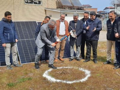 نیروگاه خورشیدی شرکت نفت کلید خورد