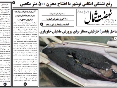 روزنامه نهضت شمال ۲۲ مهر ۱۴۰۴