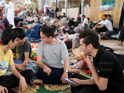 حضور جوانان در مراسم اعتکاف در حال افزایش است