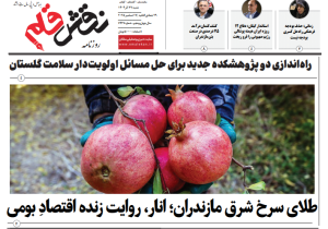 روزنامه نقش قلم ۲۹  آذر ۱۴۰۴