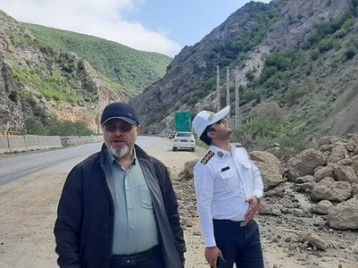 ورود فرماندار سوادکوه به موضوع رانش در تنگه ابوالقیس