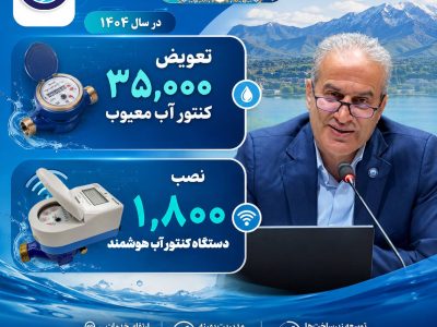 جراحی بزرگ در شبکه توزیع آب مازندران؛ ۳۶ هزار کنتور معیوب از مدار خارج شد