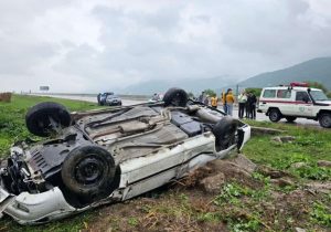 واژگونی ناشی از خستگی و عدم توجه به جلو، علت اصلی تصادفات برون‌شهری است