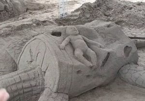 از محیط زیست تا نشاط اجتماعی؛ دومین جشنواره ملی مجسمه‌های شنی رامسر برترین‌ها را معرفی کرد