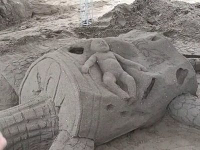 از محیط زیست تا نشاط اجتماعی؛ دومین جشنواره ملی مجسمه‌های شنی رامسر برترین‌ها را معرفی کرد